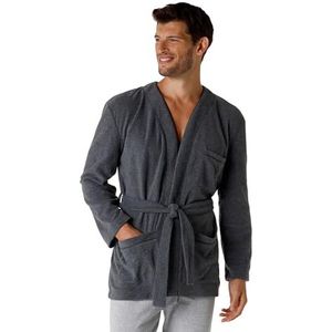 LVB Homewear kamerjas, grijs, S voor heren, Grijs, S