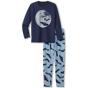 CALIDA Jongens Bat Pyjamaset, Peacoat Blue., 128-134