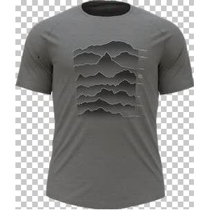 Odlo Heren T-Shirt Crew Neck S/S Ascent Pw 130 Swiss Peaks T-Shirt