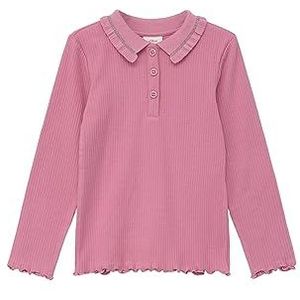 s.Oliver Poloshirt voor meisjes, lange mouwen, roze, 92 cm