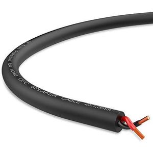 Audibax Zilver BSA100 15 Black Bobina kabel Altavoz 100 Metros 2 X 1.5mm
