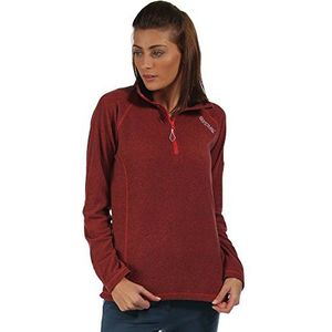 Regatta Dames Montes lichtgewicht halve rits mini streep microfleece fleece, koraal blush, 20