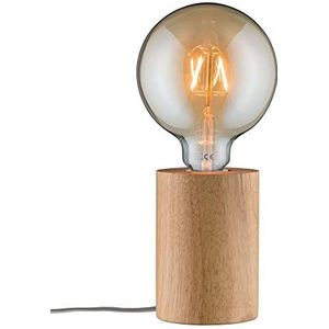 Paulmann 79640 Neordic Talin tafellamp max. 1x20W tafellamp voor E27 lampen Bedlampje hout 230V hout zonder lampen