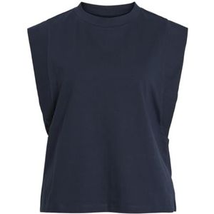 Vilonea O-hals C/S Top, navy blazer, XS