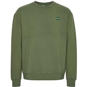 CASUAL FRIDAY Heren Cfsage Relaxed W. Embroidery Sweatshirt, 180121/Elm Groen, M