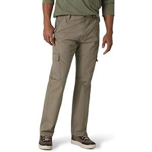Wrangler Authentics Cargobroek Logan met relaxte pasvorm van keperstof voor heren, 38W / 34L