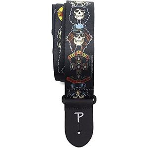 Perris Leathers Gun N Roses polyester gitaarriem Eén maat GUNS N' Roses 6012