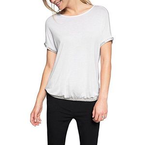 ESPRIT Collection Dames T-shirt met stretch, wit (white 100), S