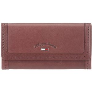 Hilfiger Denim VAYA EW Large Flap Wallet EL56920998, dames portemonnees 19x10x2 cm (B x H x D), Braun (Rum Rasin-pt 212)