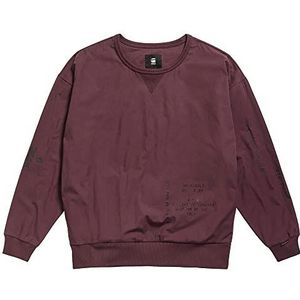 G-STAR RAW Dames Geweven Loose r sw Sweater, Paars (Vineyard Wine A790-D303), S