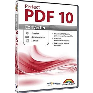 Markt & Technik 80511 Perfect 10 Converter Volledige versie, 1 licentie Windows PDF-software
