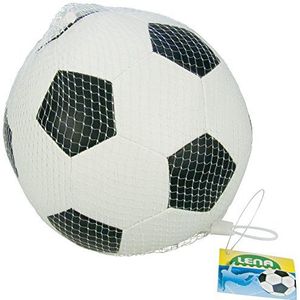 Lena 62178 Soft voetbal van schuimrubber, zachte bal ca. 18 cm, speelbal voor kinderen vanaf 1 jaar, softbal om te spelen en in bad, elastische en duurzame schuimbal.
