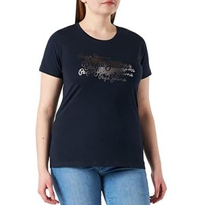 Pepe Jeans Anne T-shirt voor dames, Blauw (Dulwich), XS
