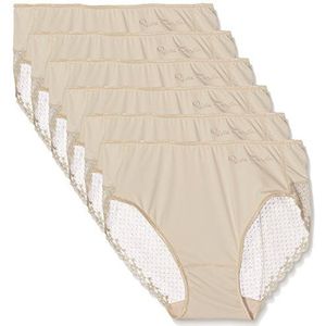 Pierre Cardin 4401 Damesslips, verpakking van 6 stuks, Beige (Nude), XL