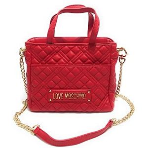 Love Moschino JC4020PP1GLA0500, handtas voor dames, rood, Rood