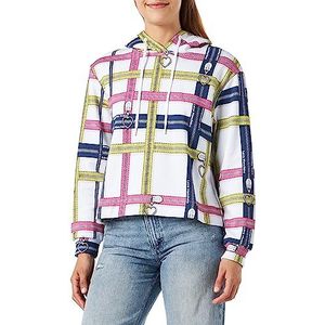 Love Moschino Dames Regular fit hoodie sweatshirt, wit, 40, wit, 40