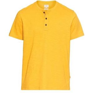 camel active - Korte Mouwen Henley - T-shirt - Geel