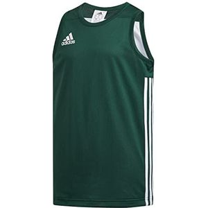 adidas Uniseks-Kind 3G Speed Reversible Jersey, Dark Green/White, 5-6 Years