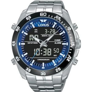 Lorus Heren analoog digitaal kwarts horloge met metalen armband RW629AX5