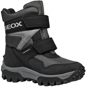 Geox J Himalaya BOY B ABX sneeuwlaars, antraciet/zwart, 10 UK Kind, Antraciet Zwart, 10 UK Child