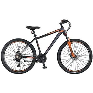 Umit Mirage fiets, volwassenen, uniseks, zwart-oranje, 27,5 inch T.20