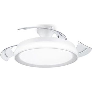 Philips LED Bliss 28W plafondlamp met 35W ventilator, warm tot koelwit licht, 2700K-4000K-5500K, bijgeleverde afstandsbediening, wit, voor woonkamer en slaapkamer