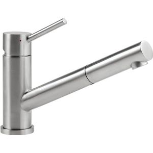 Villeroy & Boch Como Shower eenhands-wastafelkraan roestvrij staal massief lage druk 925211LC