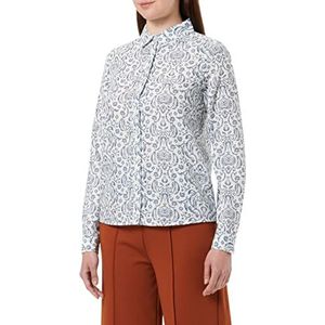 Springfield Linnen overhemd van katoen, marineblauw, 32