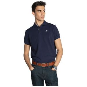 HARPER & NEYER Heren Polo Yatch Club onderhemd, Donkerblauw, S