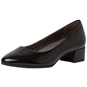 Tamaris Comfort Dames 8-82304-41 comfortabele extra brede comfortabele schoen klassieke alledaagse schoenen zakelijke pumps, zwart, 36 EU Breed