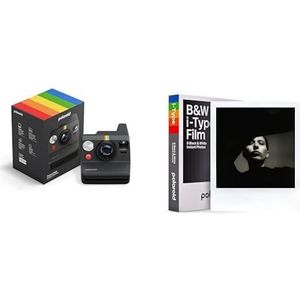 Polaroid - Now Generation 3 - Instantcamera + Zwart-Wit Film (8 filmpakket) - Zwart