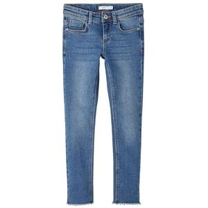 NAME IT Skinny Fit jeans voor meisjes, blauw (medium blue denim), 98 cm