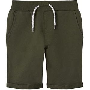 Name It Nkmvermo Long SWE Shorts Unb F Noos Shorts voor kinderen en jongens, Diepe diepte, 158 cm