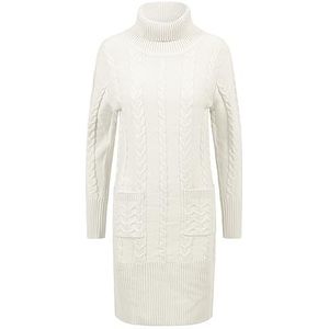 ApartFashion Gebreide jurk, Crème, 46