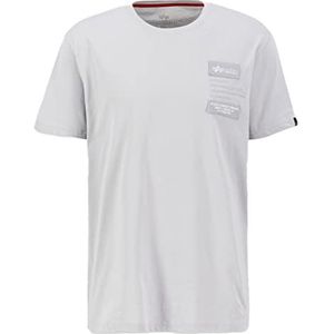 Alpha Industries Patch T LF T-shirt voor heren Pastel Grey
