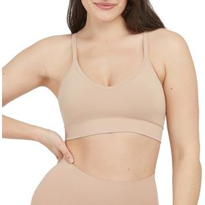 Spanx Ecocare Everyday Shaping Longline Bralette voor dames, Beige (Toasted Oatmeal), XXL