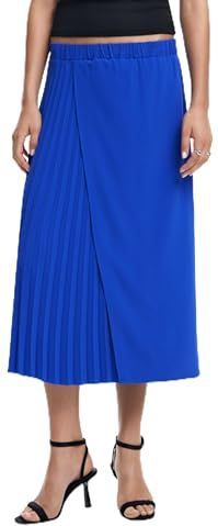 Lange Rok - Effen Kleur - Gerecycled Polyester - Plooirokken