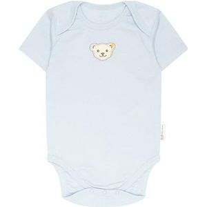 Steiff Unisex Baby Body Amerikaanse kraag korte mouwen ondergoed, Celestial Blue, 50 cm