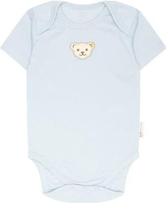 Steiff Unisex Baby Body Amerikaanse kraag korte mouwen ondergoed, Celestial Blue, 50 cm