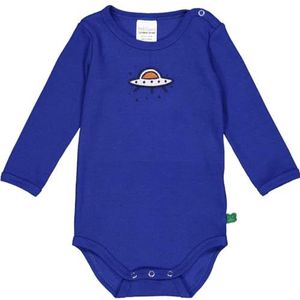 Fred's World by Green Cotton Baby Jongens Galaxy Rib L/S Body Base Layer, Star Blue., 56