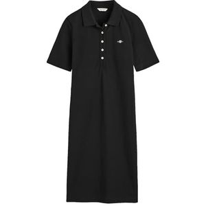 GANT Slim Shield SS Pique Polo Dress, zwart, S