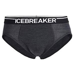 Icebreaker Slip Anatomica Heren - Merino Wol Ondergoed - 150 Ultralichte Stof - Jet Heather, L