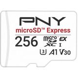 PNY - microSD Express - Geheugenkaart - 256 GB - UHS-I U3 V30 A1 - Tot 890/750 MB/s