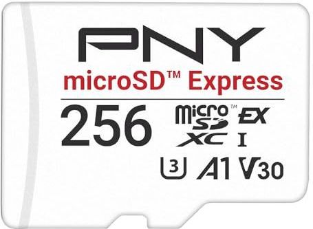 PNY - microSD Express - Geheugenkaart - 256 GB - UHS-I U3 V30 A1 - Tot 890/750 MB/s