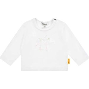 Steiff baby meisje t-shirt lange mouwen, wit (bright white), 56