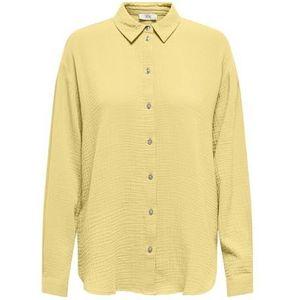 JDY - Overhemd - Blauw - Katoen - Regular Fit