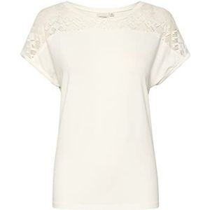 Cream Dames T-shirt Straight Fit Short Sleeve, Sneeuwwitje, L