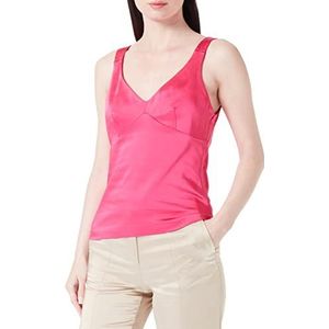 United Colors of Benetton Top 50v4dh009 gebreid, fuchsia 02A, Large dames, fuchsia 02a, L