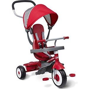 Radio Flyer 4-in-1 Stroll 'N Trike, Red, For Ages 1-5