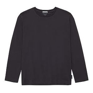 TOM TAILOR Oversized shirt met lange mouwen voor jongens met fotoprint, 29476-coal grey, 128 cm